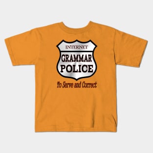 Internet Grammar Police Kids T-Shirt